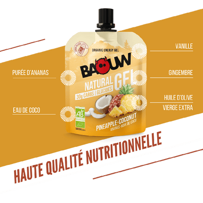 Gel Energetico BAOUW BIO Ananas/Cocco (85g)