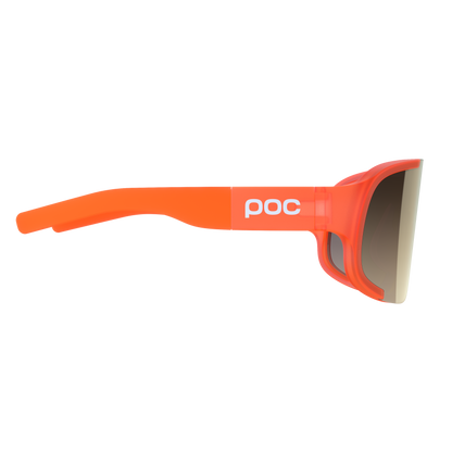 Occhiali POC ASPIRE WF Arancione Fluo Traslucido Lente Clarity Road Partly Sunny Gold