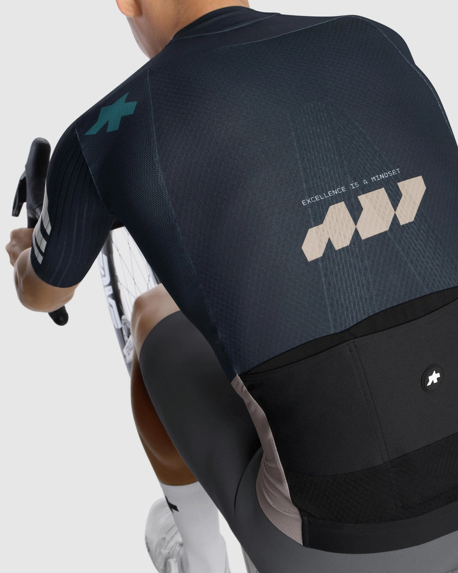 ASSOS EQUIPE RS S11 Maglia a maniche corte Something to say Blu