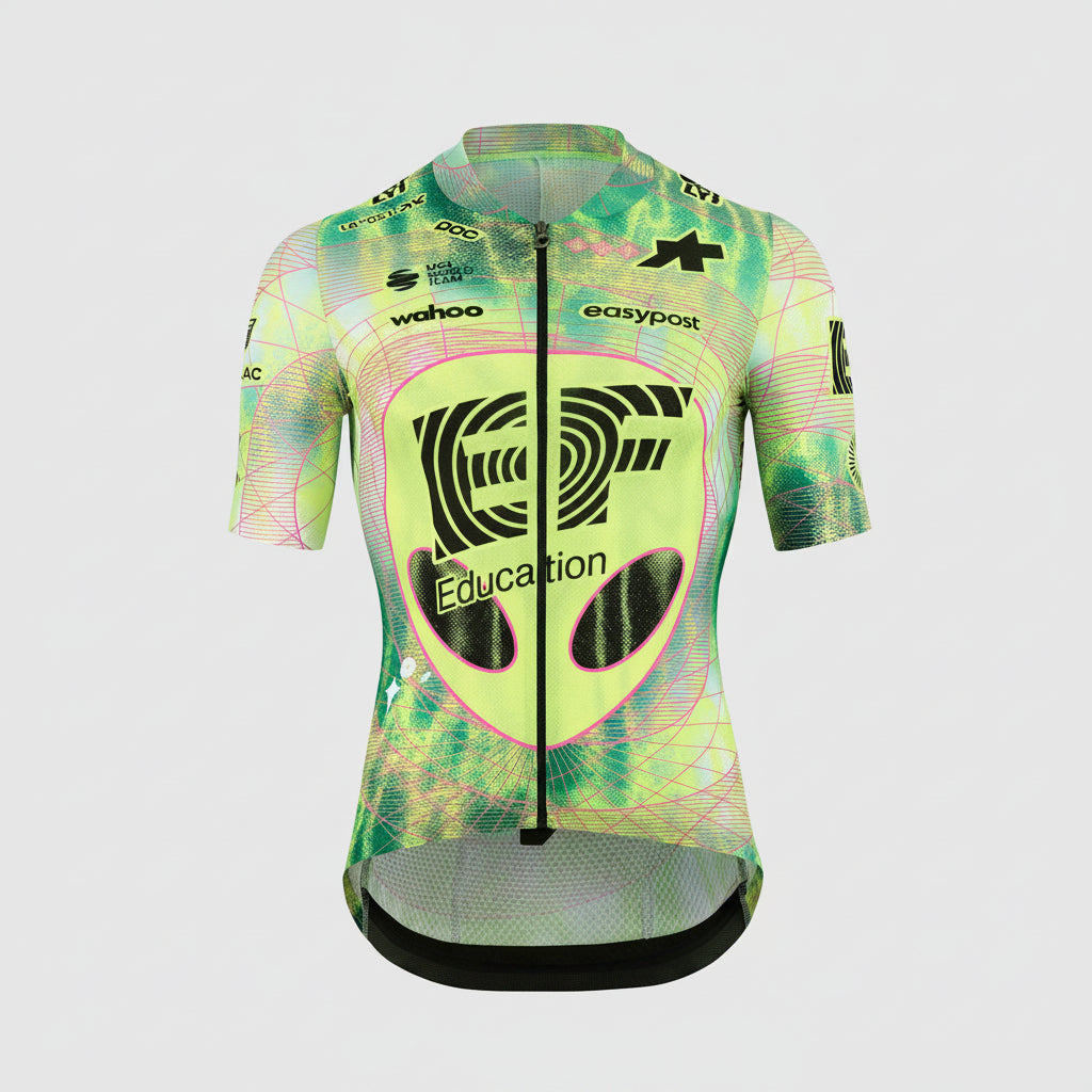 ASSOS MILLE GT EDUCATION FIRST GIRO Maglia a manica corta nera/gialla