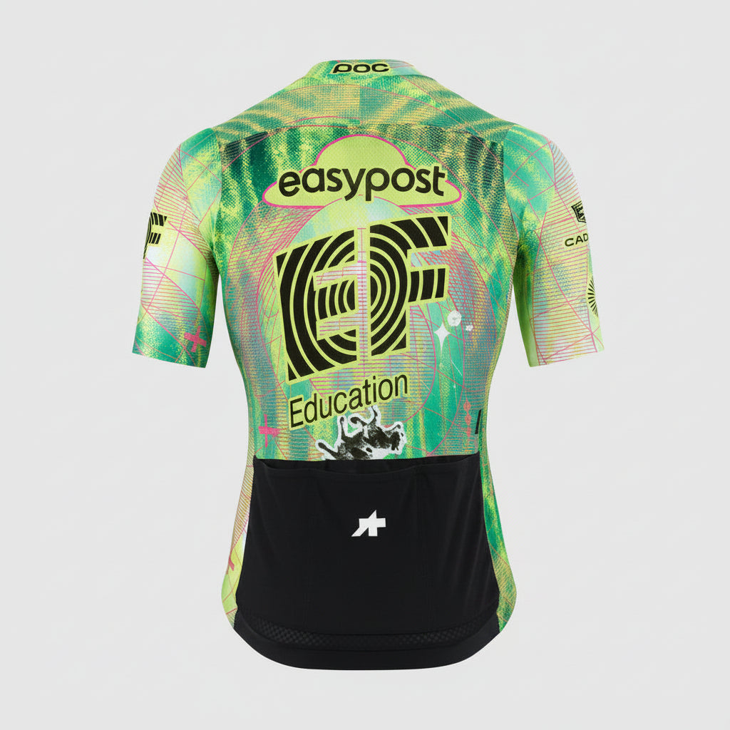 ASSOS MILLE GT EDUCATION FIRST GIRO Maglia a manica corta nera/gialla