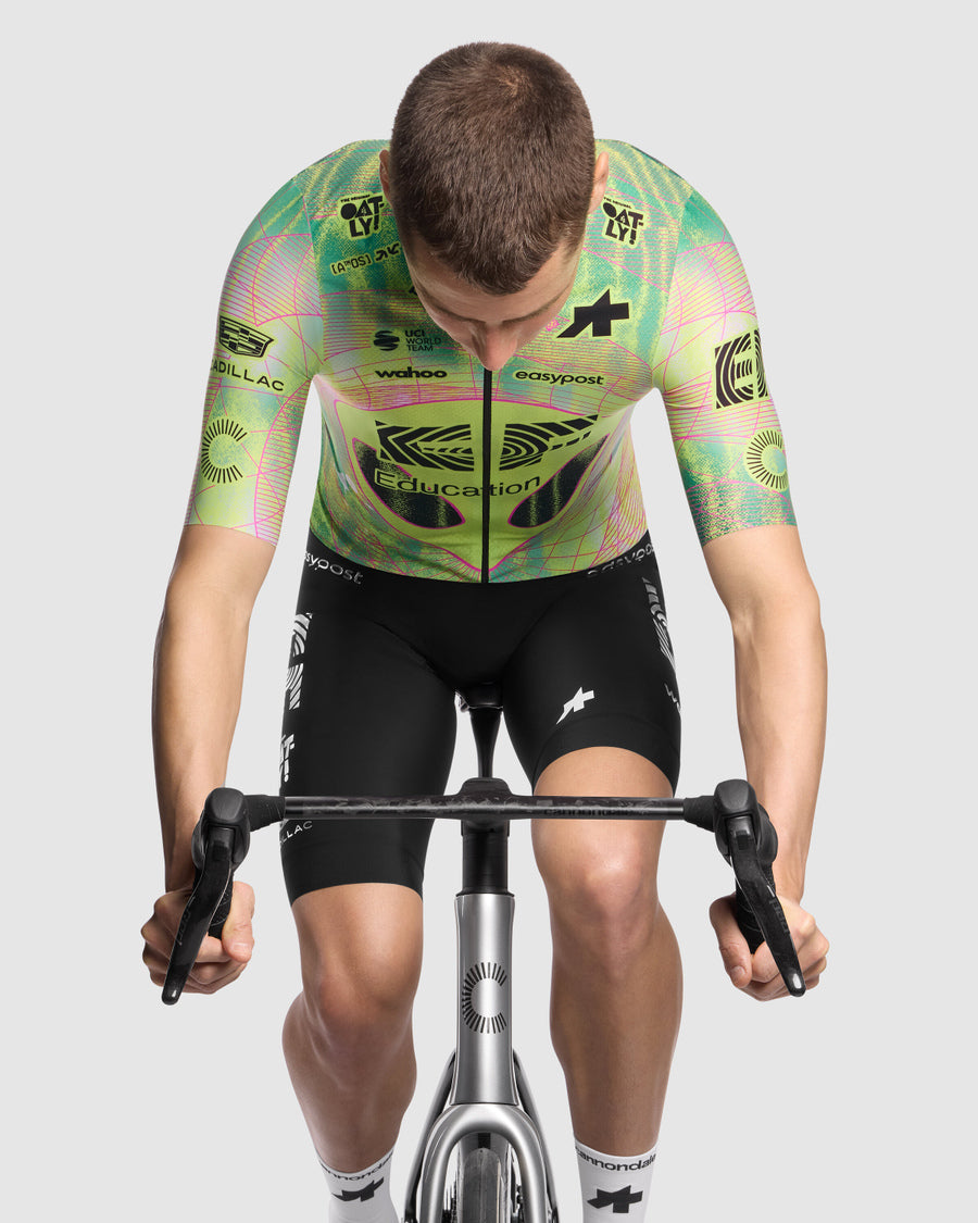 ASSOS MILLE GT EDUCATION FIRST GIRO Maglia a manica corta nera/gialla