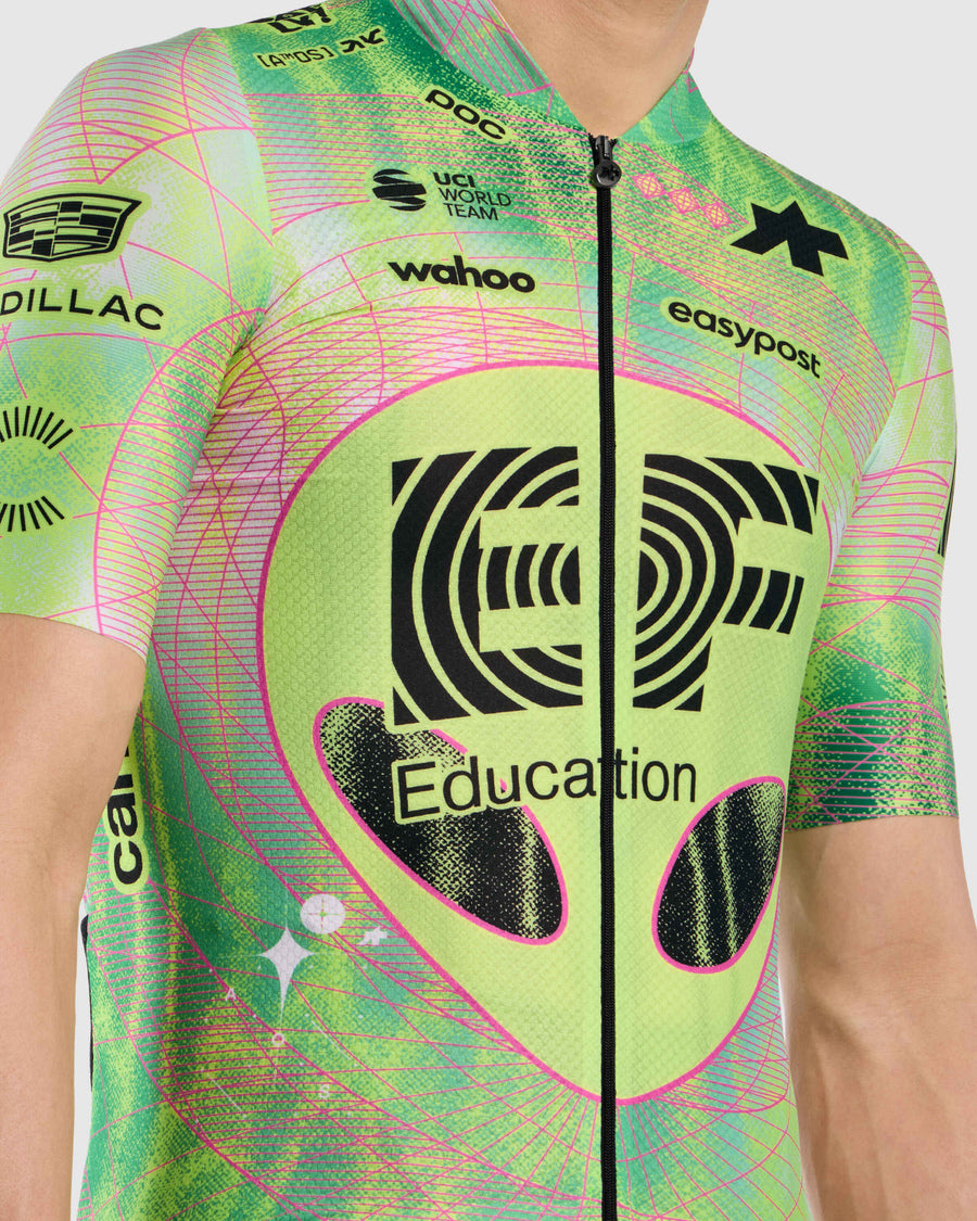 ASSOS MILLE GT EDUCATION FIRST GIRO Maglia a manica corta nera/gialla