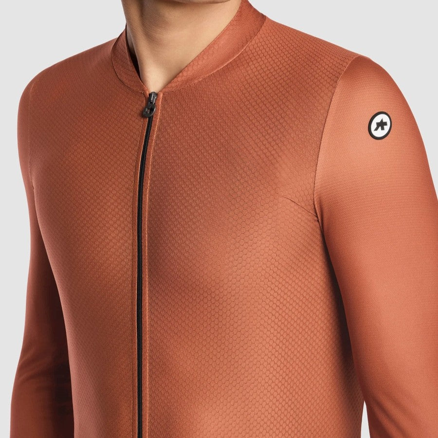 ASSOS MILLE GT Maglia a maniche lunghe S11 marrone arrugginito