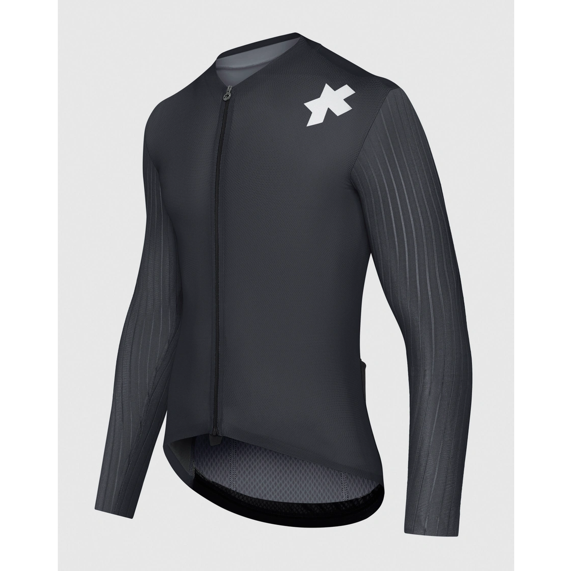 ASSOS EQUIPE RS S11 Maglia a maniche lunghe nero/grigio