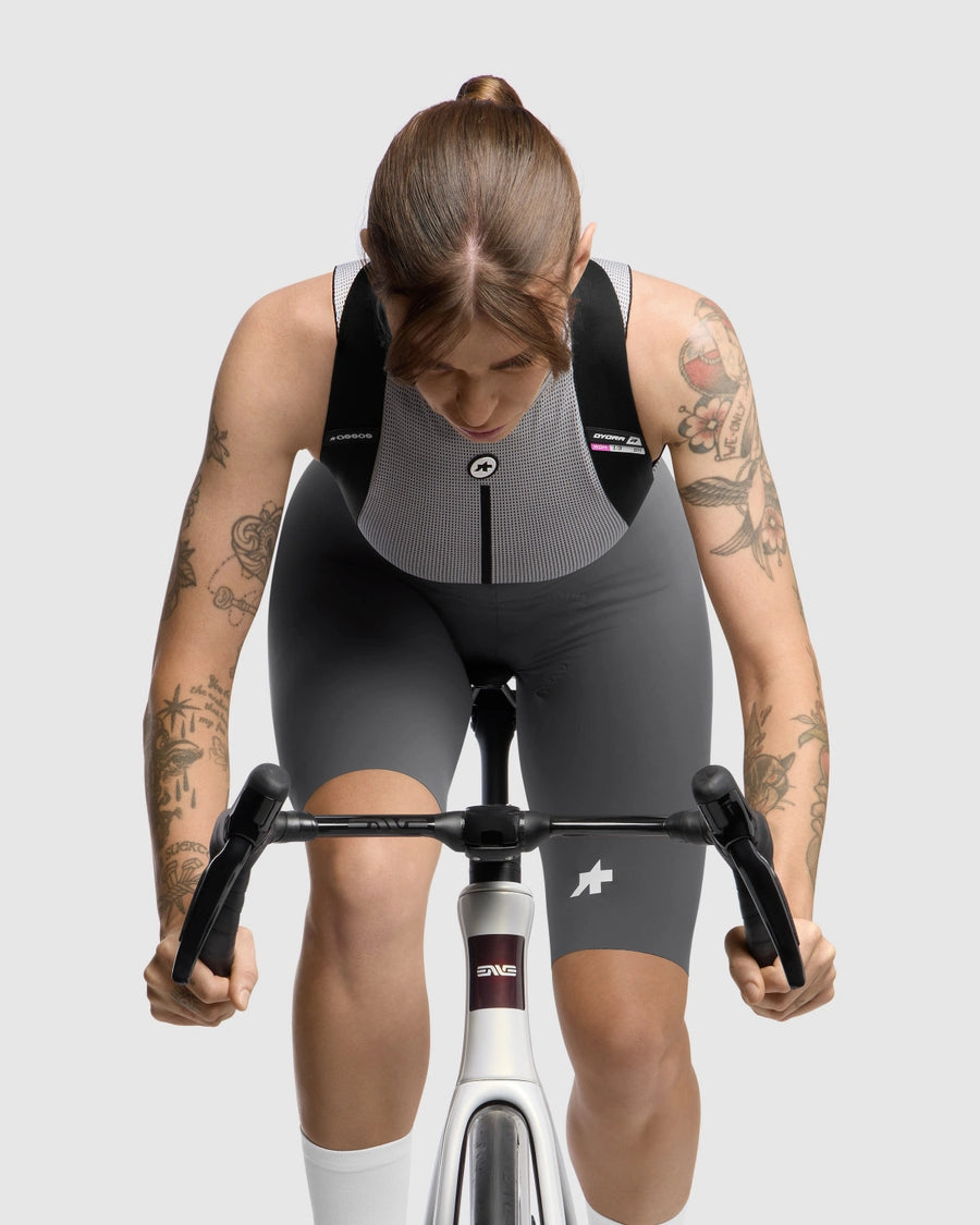 ASSOS DYORA R S11 Salopette grigia da donna