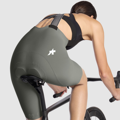 Salopette Corta ASSOS DYORA R S11 Donna Kaki