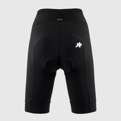 Pantaloncini da ciclismo corti da donna ASSOS UMA GT HALF S11 SHORT neri