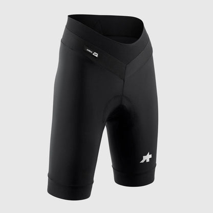 Pantaloncini da ciclismo corti da donna ASSOS UMA GT HALF S11 SHORT neri