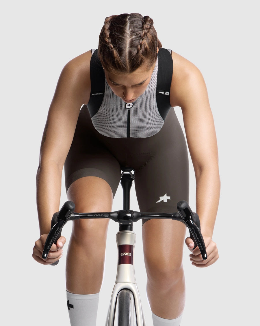 Pettorina marrone ASSOS UMA GT S11 da donna