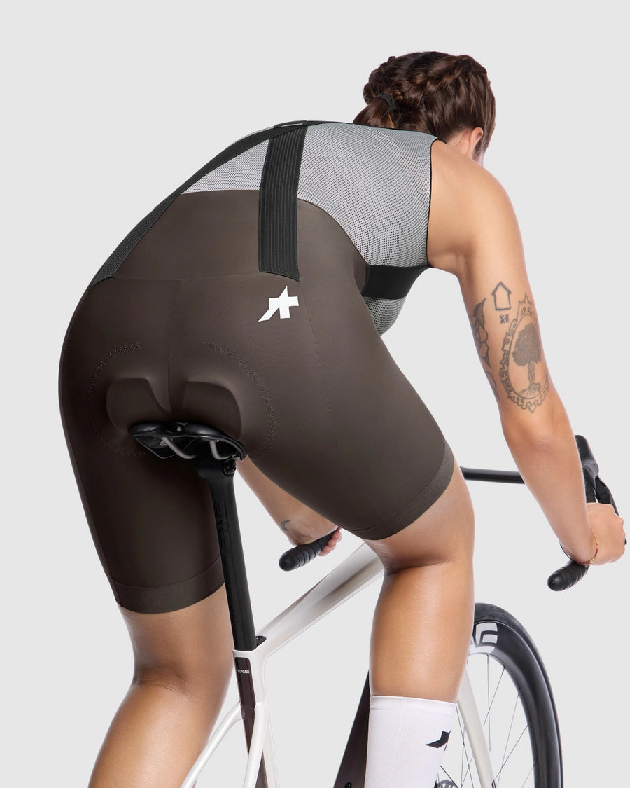 Pettorina marrone ASSOS UMA GT S11 da donna