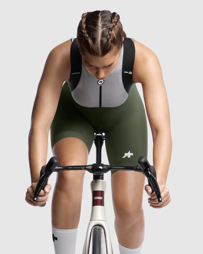 Salopette Corta ASSOS UMA GT S11 Donna Moss Green