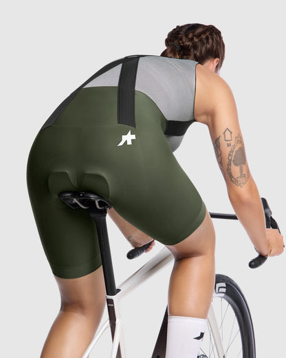 Salopette Corta ASSOS UMA GT S11 Donna Moss Green