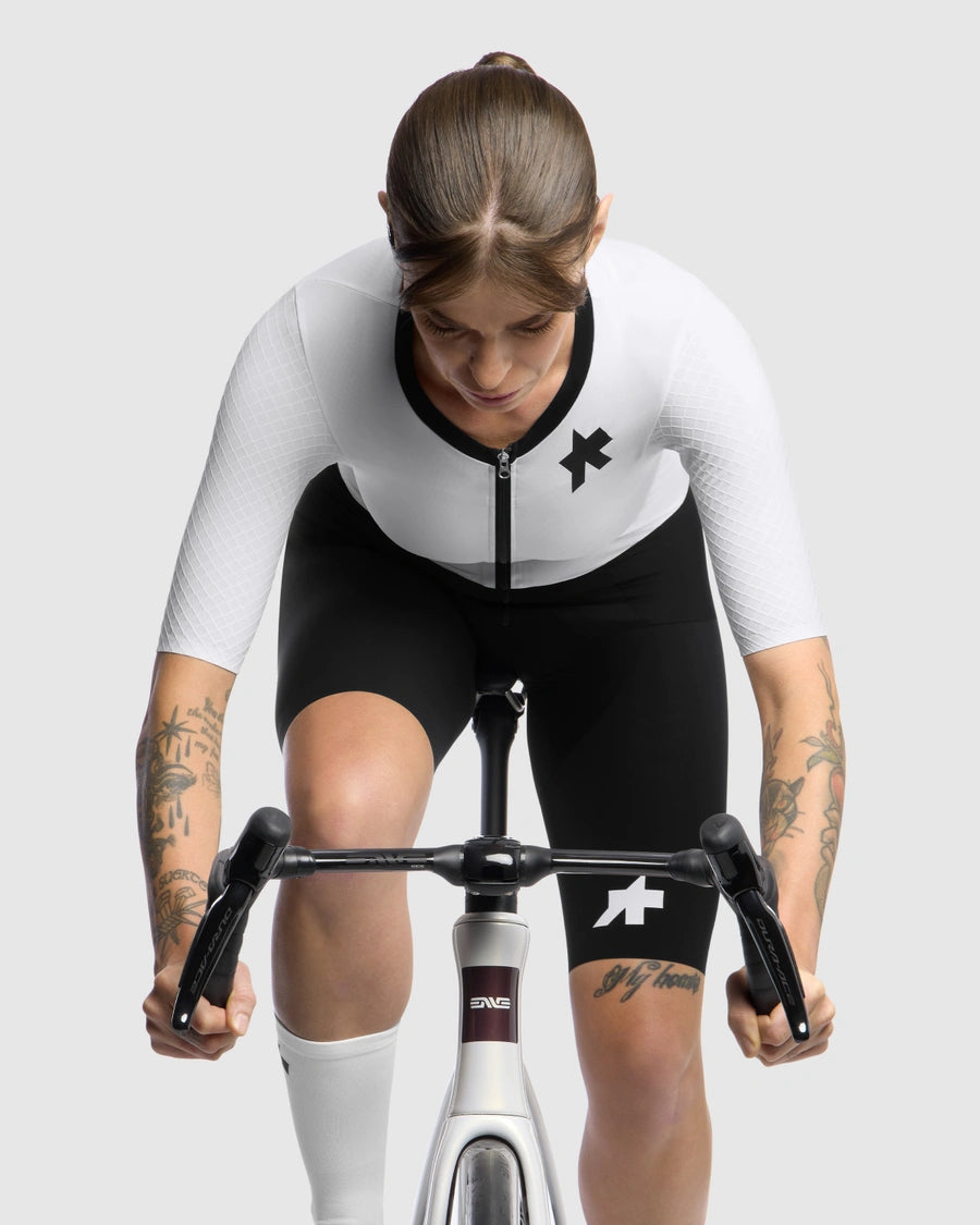 ASSOS DYORA RSV TRIATOR S11 Tuta donna Bianco