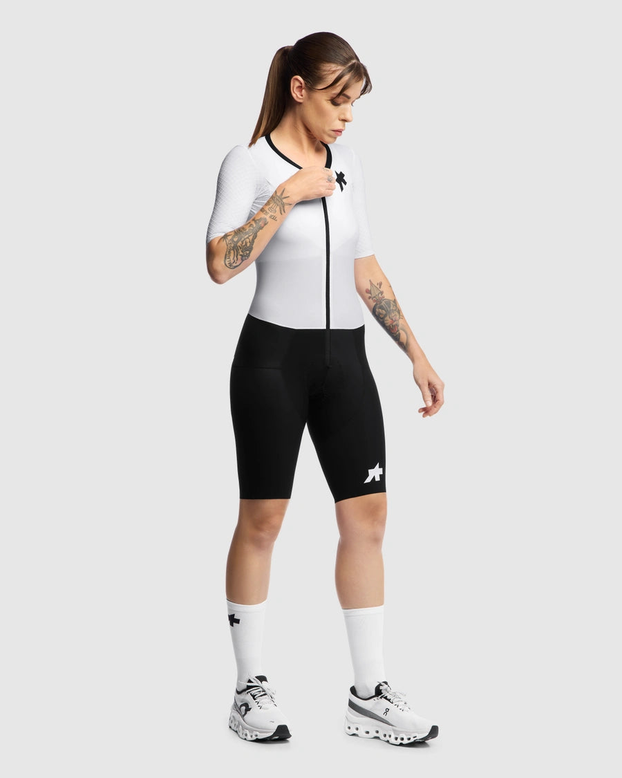 ASSOS DYORA RSV TRIATOR S11 Tuta donna Bianco