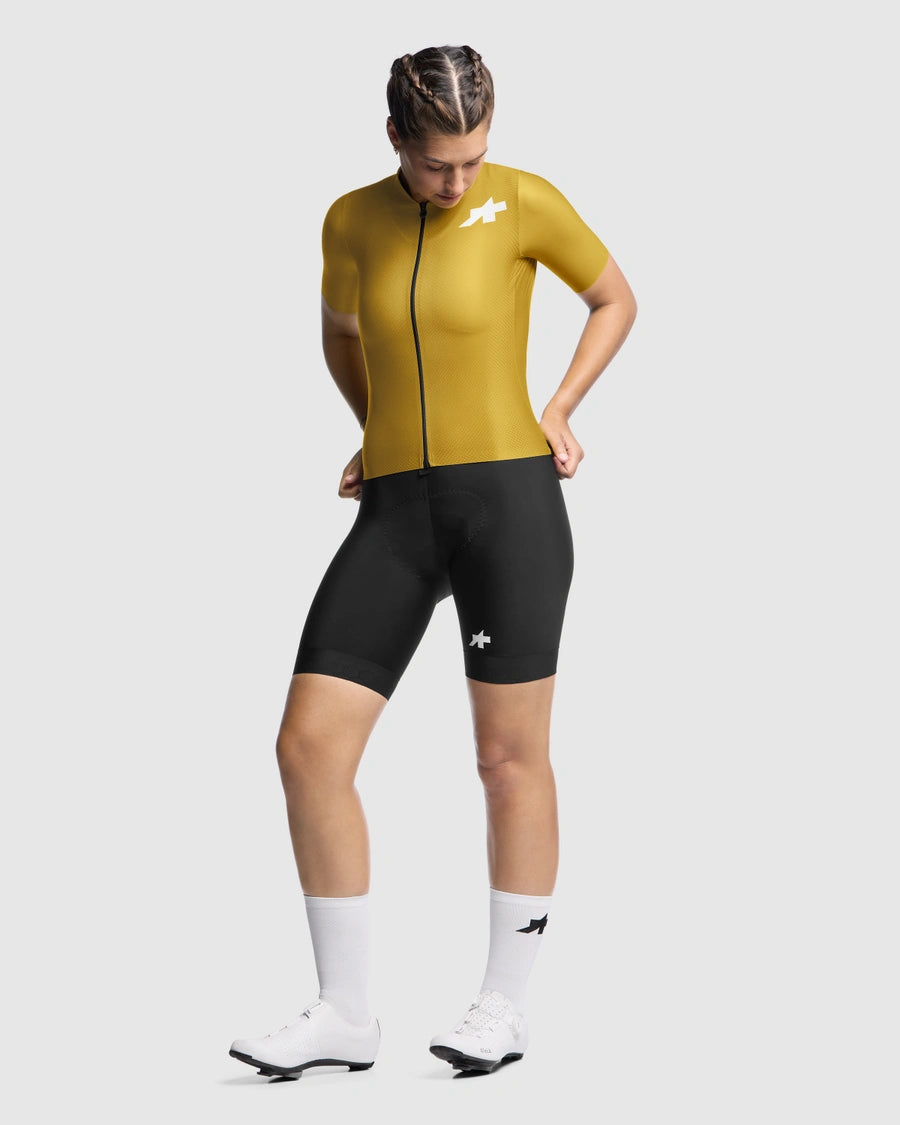 ASSOS UMA GT S11 EVO Maglia a maniche corte da donna Godlen Yellow