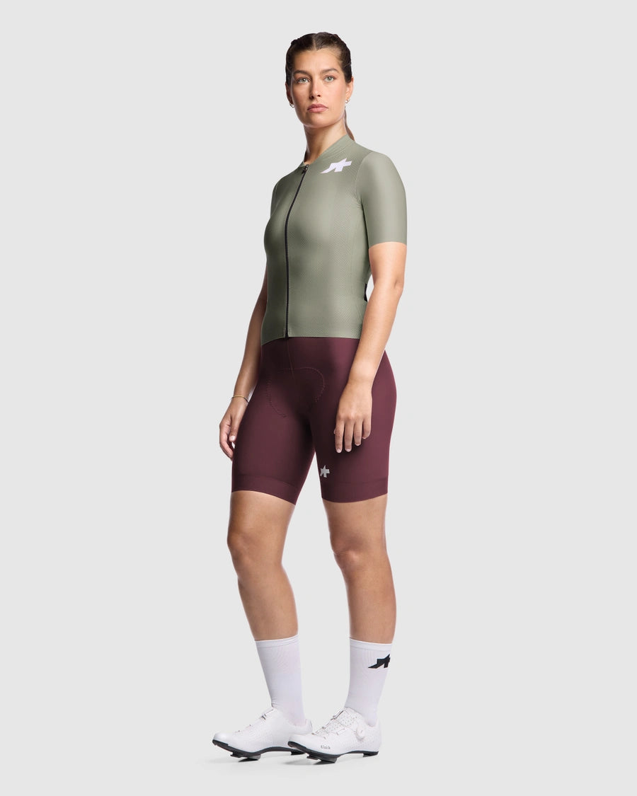 Maglia ASSOS UMA GT S11 EVO a maniche corte da donna, colore verde