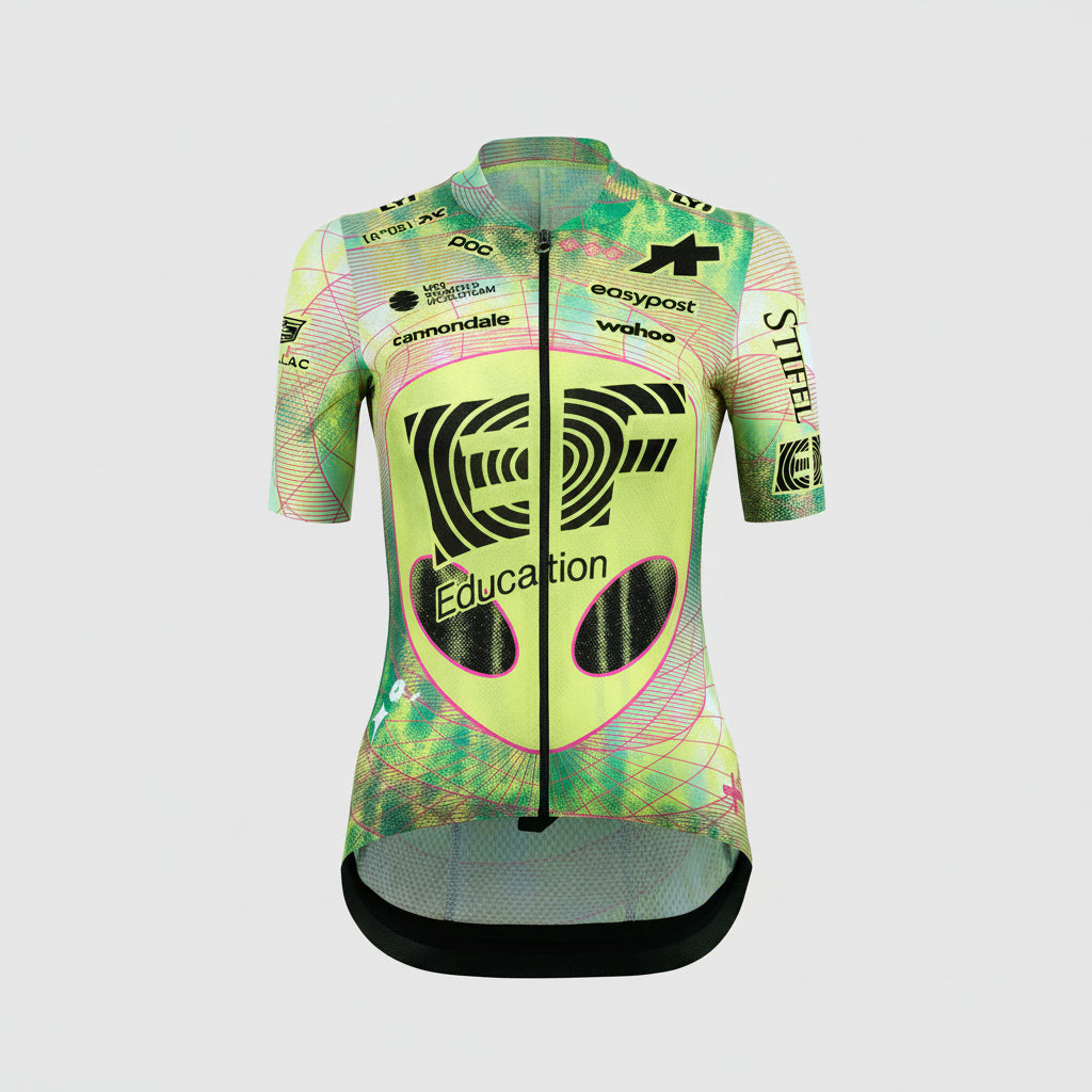 ASSOS UMA GT EDUCATION FIRST GIRO Maglia a manica corta nera/gialla