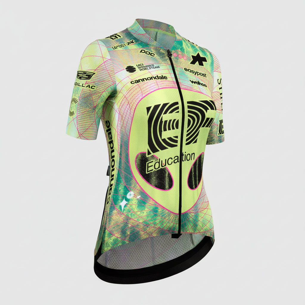 ASSOS UMA GT EDUCATION FIRST GIRO Maglia a manica corta nera/gialla