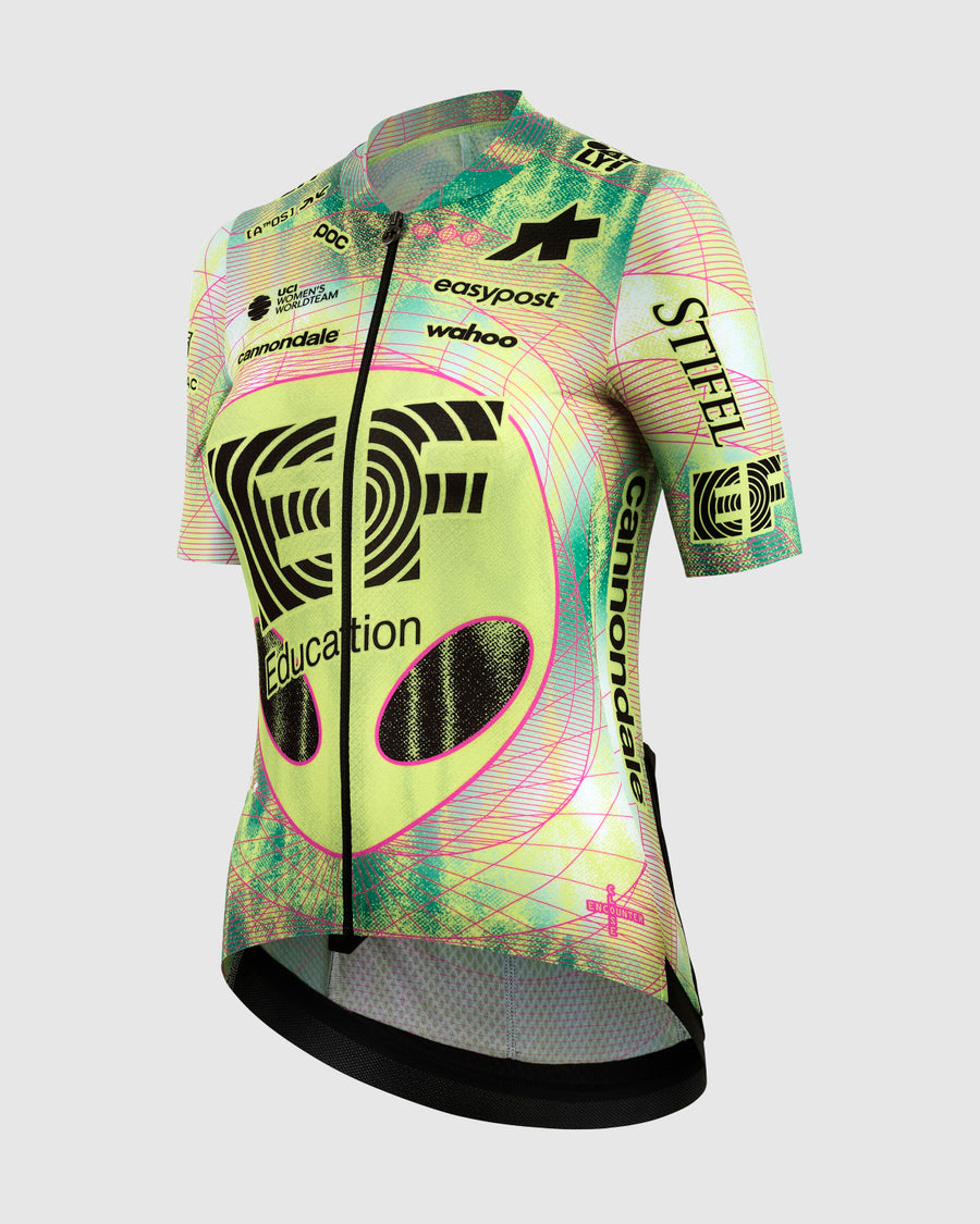 ASSOS UMA GT EDUCATION FIRST GIRO Maglia a manica corta nera/gialla