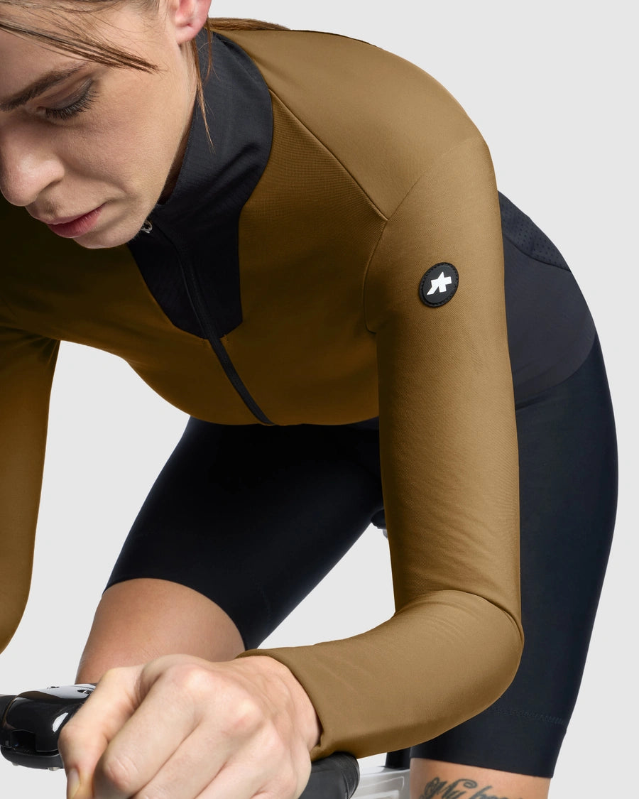 Maglia ASSOS DYORA R SPRING FALL S11 Maniche Lunghe Donna Jupiter Gold