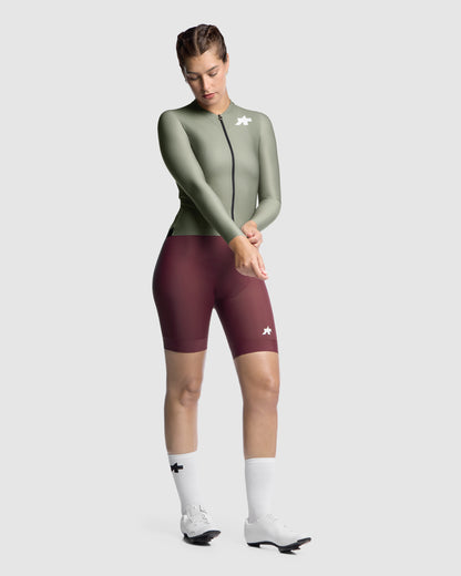 Maillot ASSOS UMA GT S11 EVO Maniche Lunghe Donna Verde