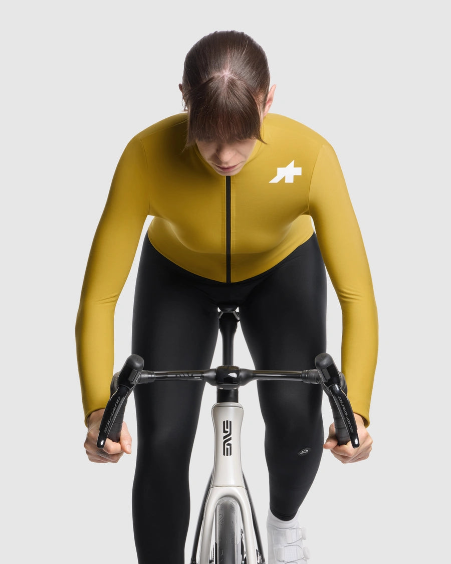 Maglia ASSOS MILLE GT SPRING FALL S11 Maniche Lunghe Donna Giallo