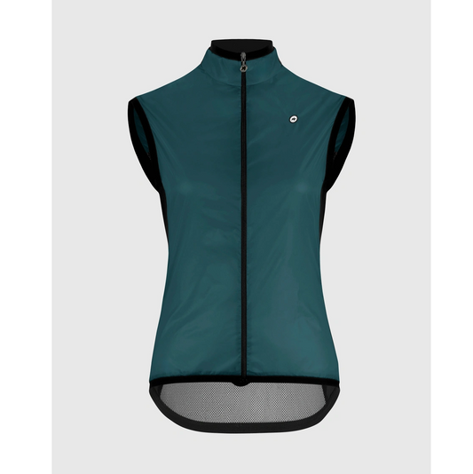 ASSOS UMA GT Wind C2 Giacca senza maniche da donna Foundation Green