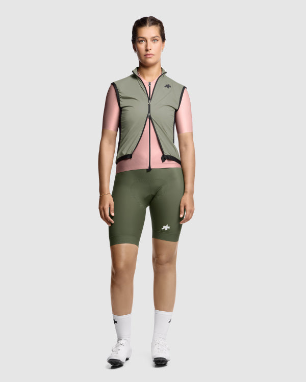 ASSOS UMA GT WIND S11 Giacca senza maniche da donna verde