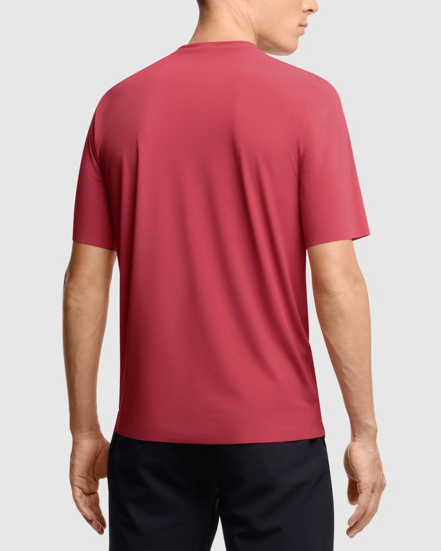 ASSOS TACTICA POST RIDE T5 Maglia a manica corta Deep Berry