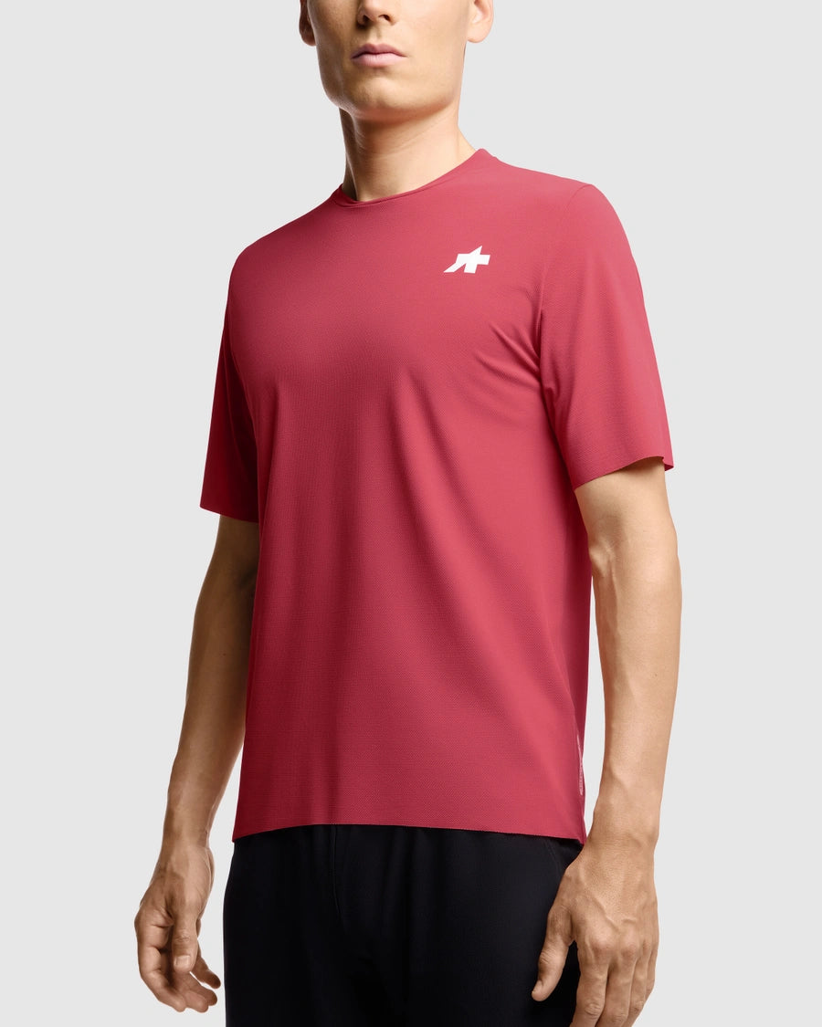 ASSOS TACTICA POST RIDE T5 Maglia a manica corta Deep Berry