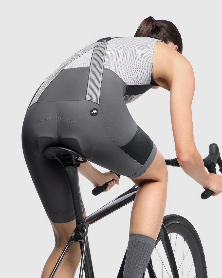 ASSOS TACTICA KIESKAFER T5 GRAVEL Salopette donna Grigio
