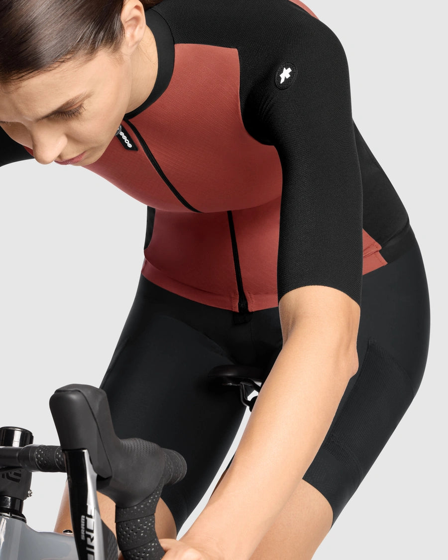 Maglia ASSOS TACTICA T5 a maniche corte da donna marrone bruciato