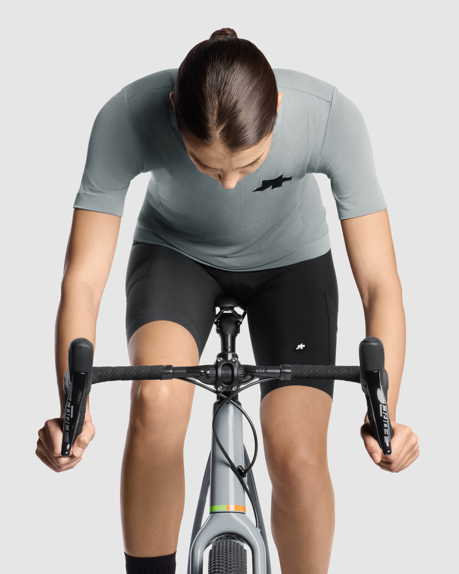 ASSOS TACTICA TECH T5 Maglia a maniche corte Donna Grigio