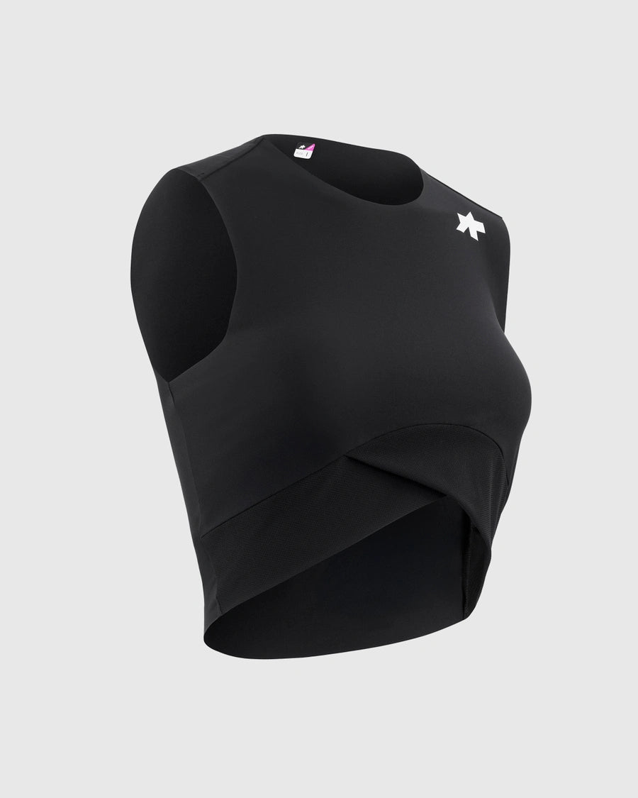 Maglia corta senza maniche TACTICA POST RIDE T5 Donna Nero
