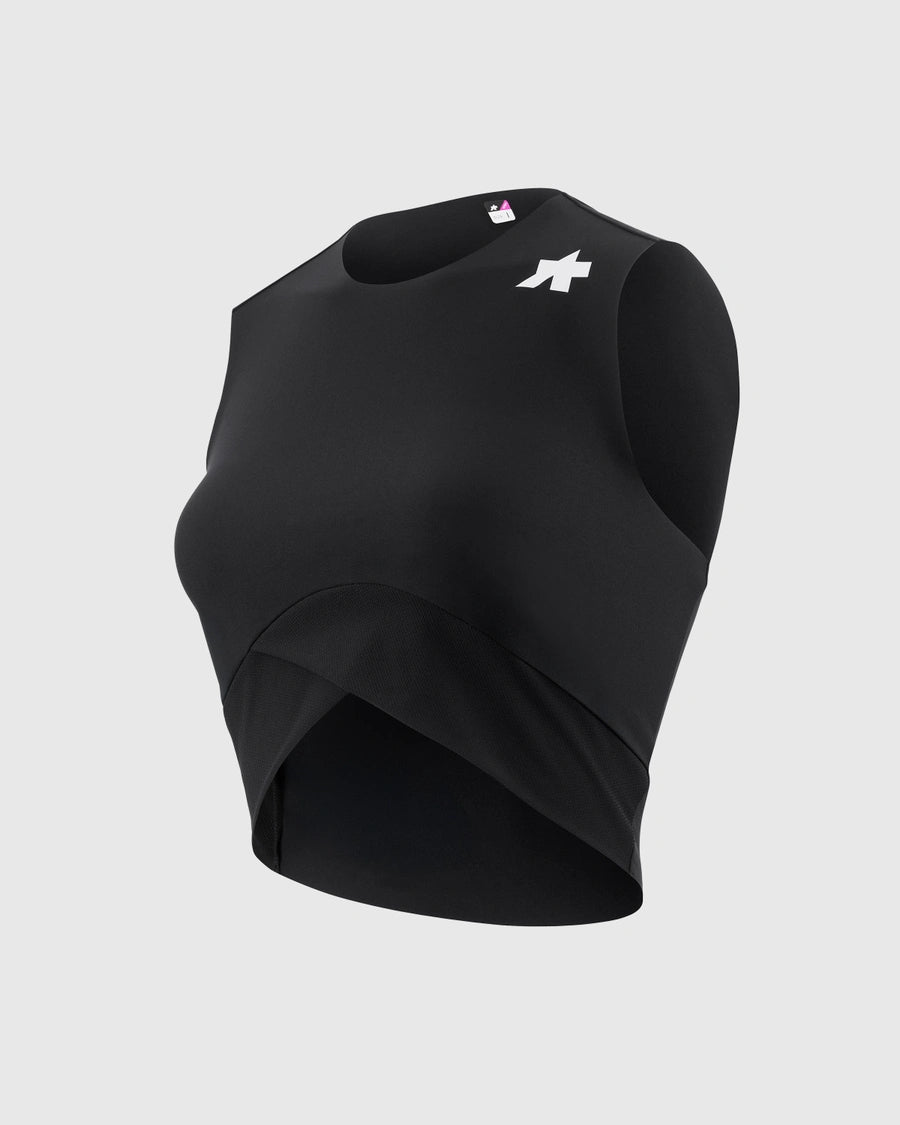 Maglia corta senza maniche TACTICA POST RIDE T5 Donna Nero