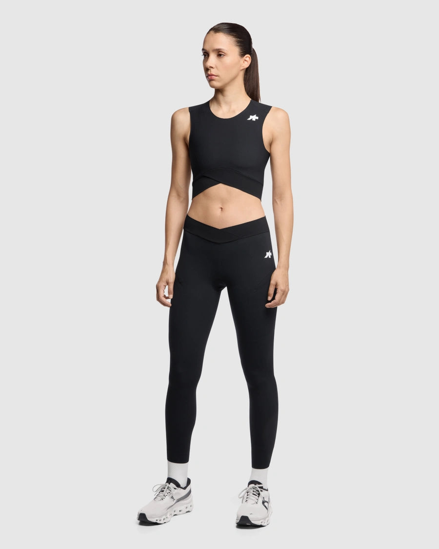 Maglia corta senza maniche TACTICA POST RIDE T5 Donna Nero