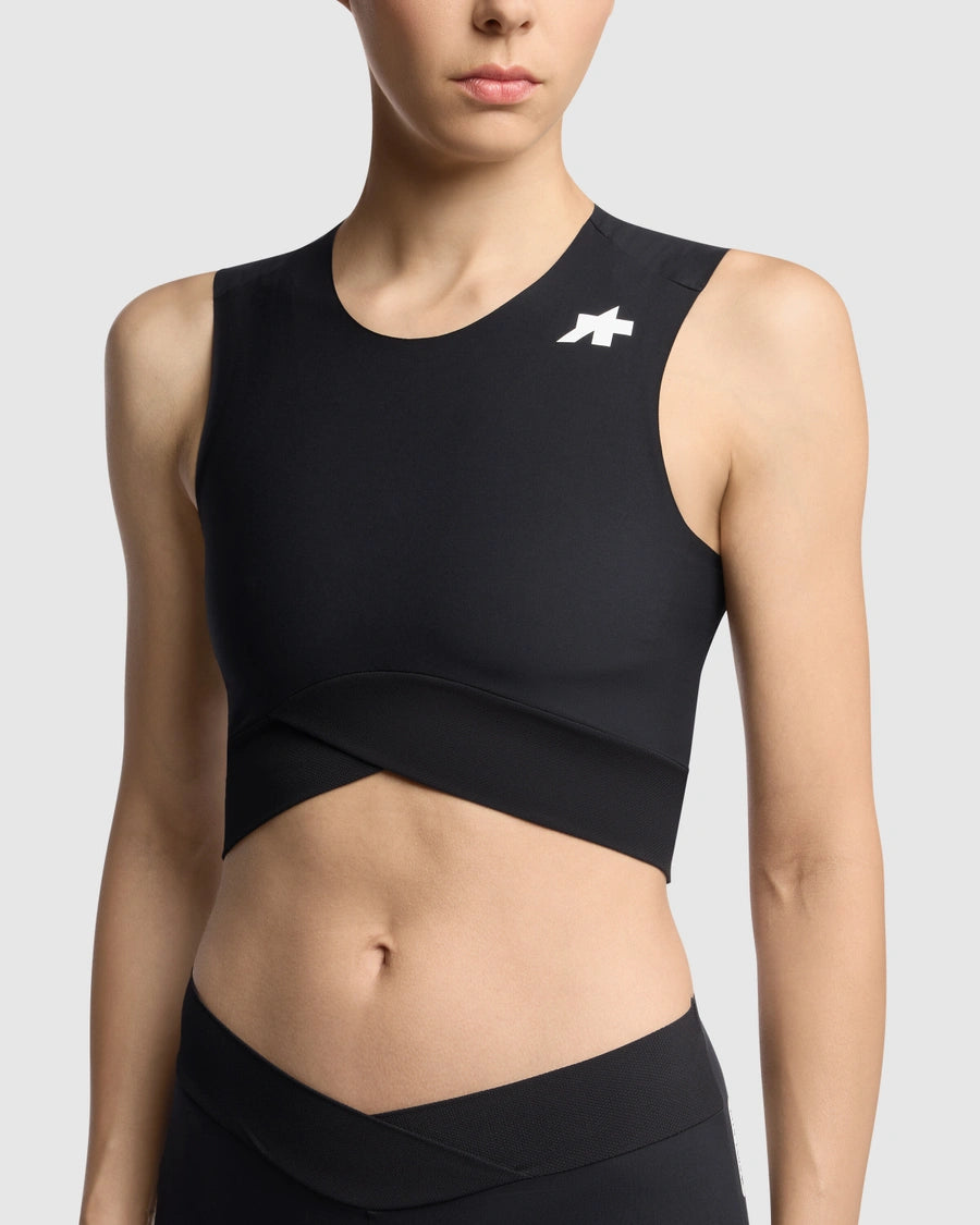 Maglia corta senza maniche TACTICA POST RIDE T5 Donna Nero