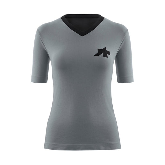 Maglia ASSOS TACTICA TECH T5 a maniche corte da donna, grigia