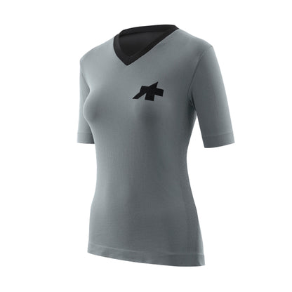 Maglia ASSOS TACTICA TECH T5 Maniche Corte Donna Grigio