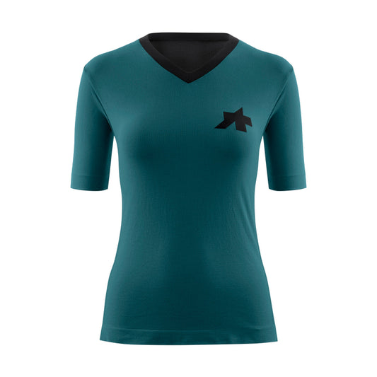 Maglia ASSOS TACTICA TECH T5 a maniche corte da donna, verde