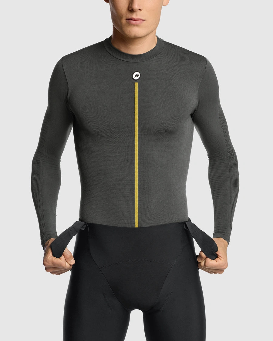 ASSOS PRIMAVERA AUTUNNO P1 Intimo tecnico a maniche lunghe Grigio