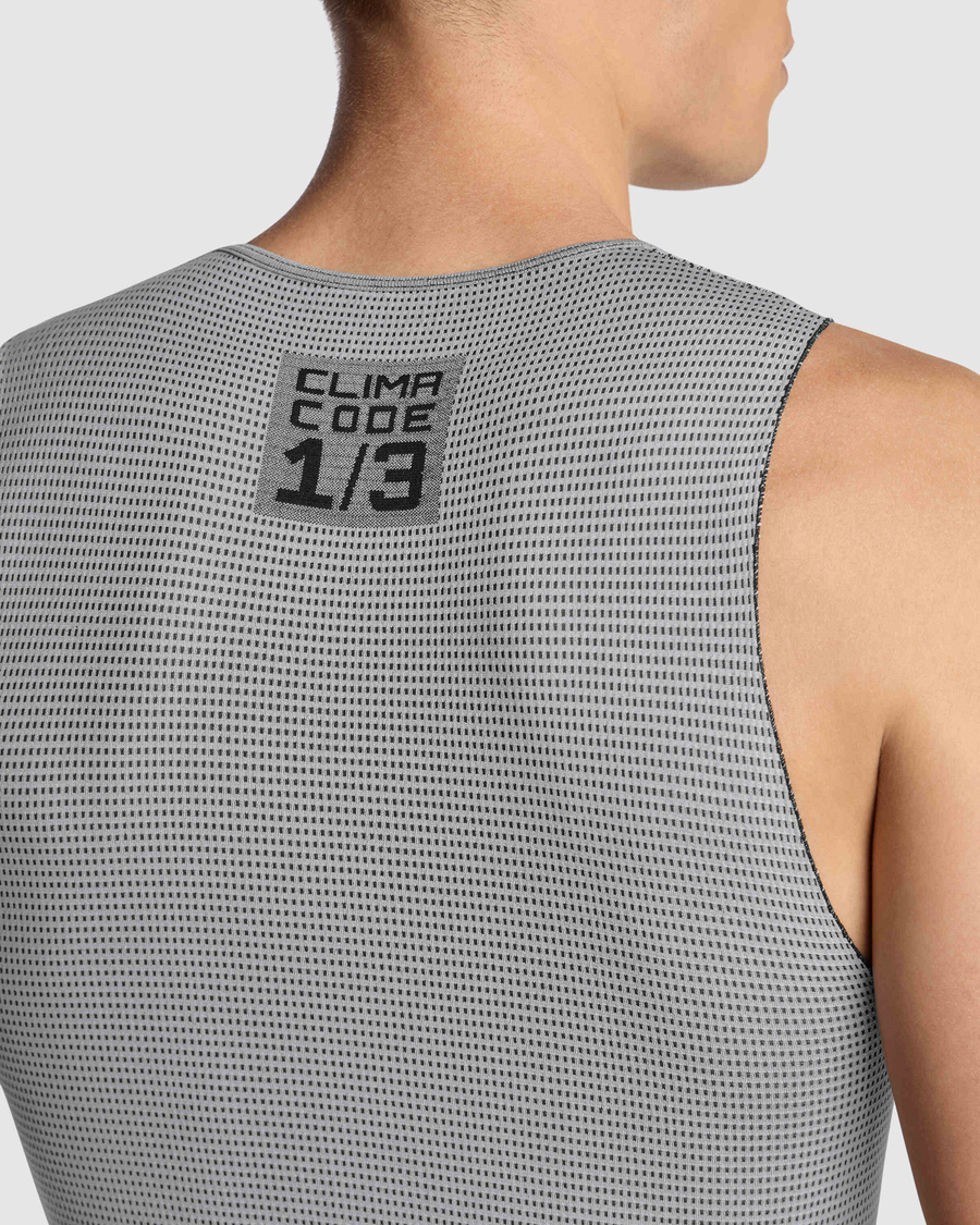 ASSOS NS SKIN LAYER P1 Intimo senza maniche Grigio