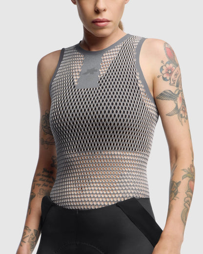 Sottomaglia ASSOS EQUPE NS SKIN P1 Senza Maniche Grigio