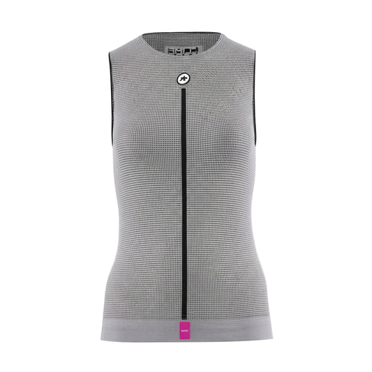 Intimo ASSOS NS SKIN LAYER P1 senza maniche da donna, grigio