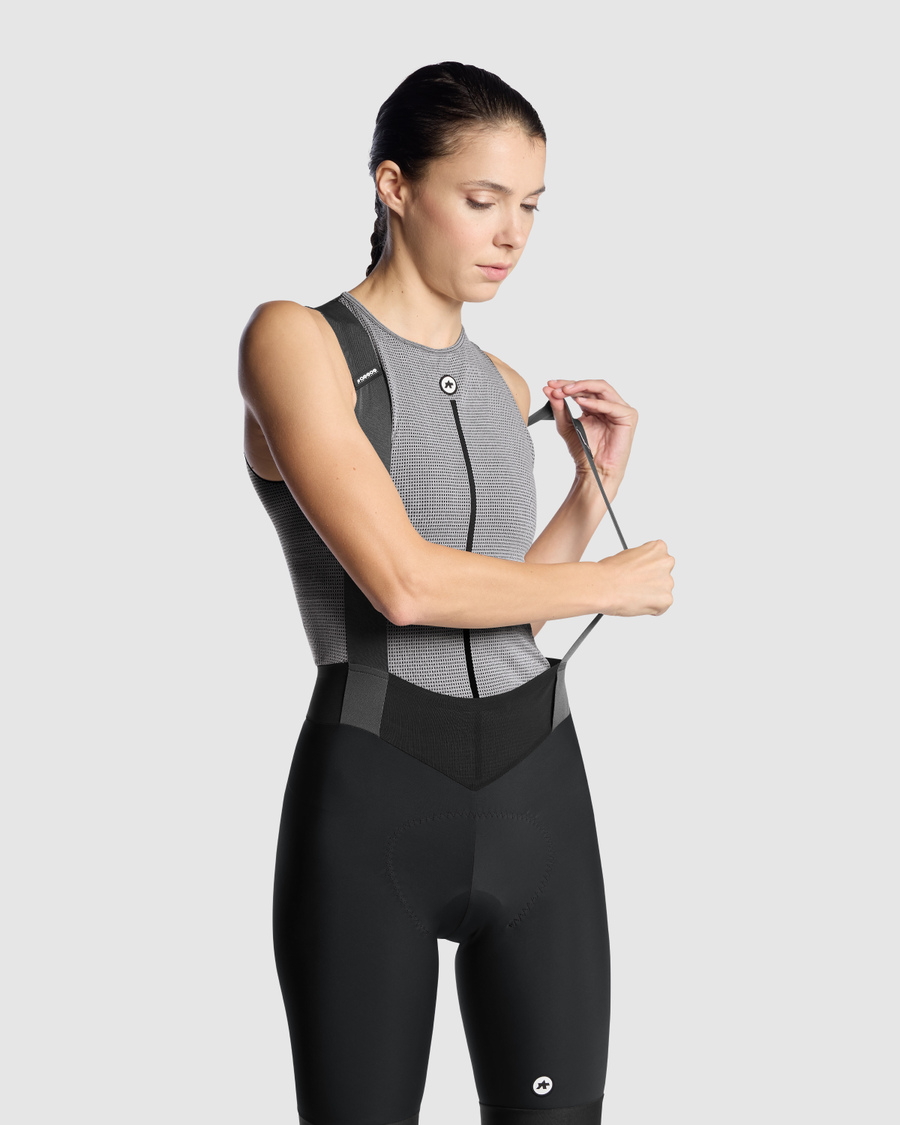 ASSOS NS SKIN LAYER P1 Intimo senza maniche Donna Grigio