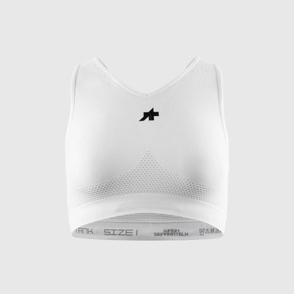 Reggiseno Sportivo Donna ASSOS CROPPED P1 Bianco