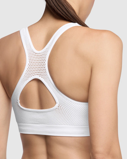 Reggiseno Sportivo Donna ASSOS CROPPED P1 Bianco