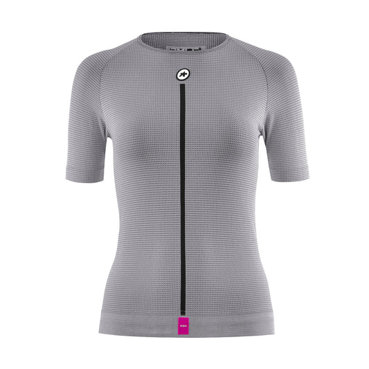 Intimo ASSOS NS SKIN LAYER P1 a maniche corte da donna, grigio