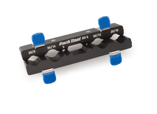 Park Tool AV-5, ganasce morbide per morsa per assi e mozzi